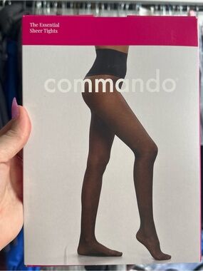 Commando Black Sheer Tights